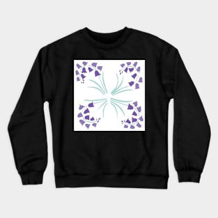 Bluebell pattern Crewneck Sweatshirt